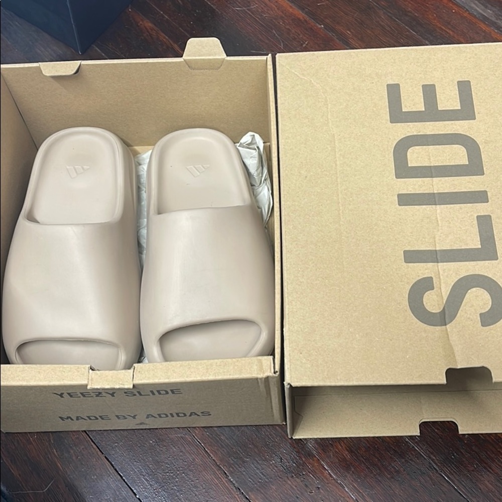 COPY - Worn yeezy slides.